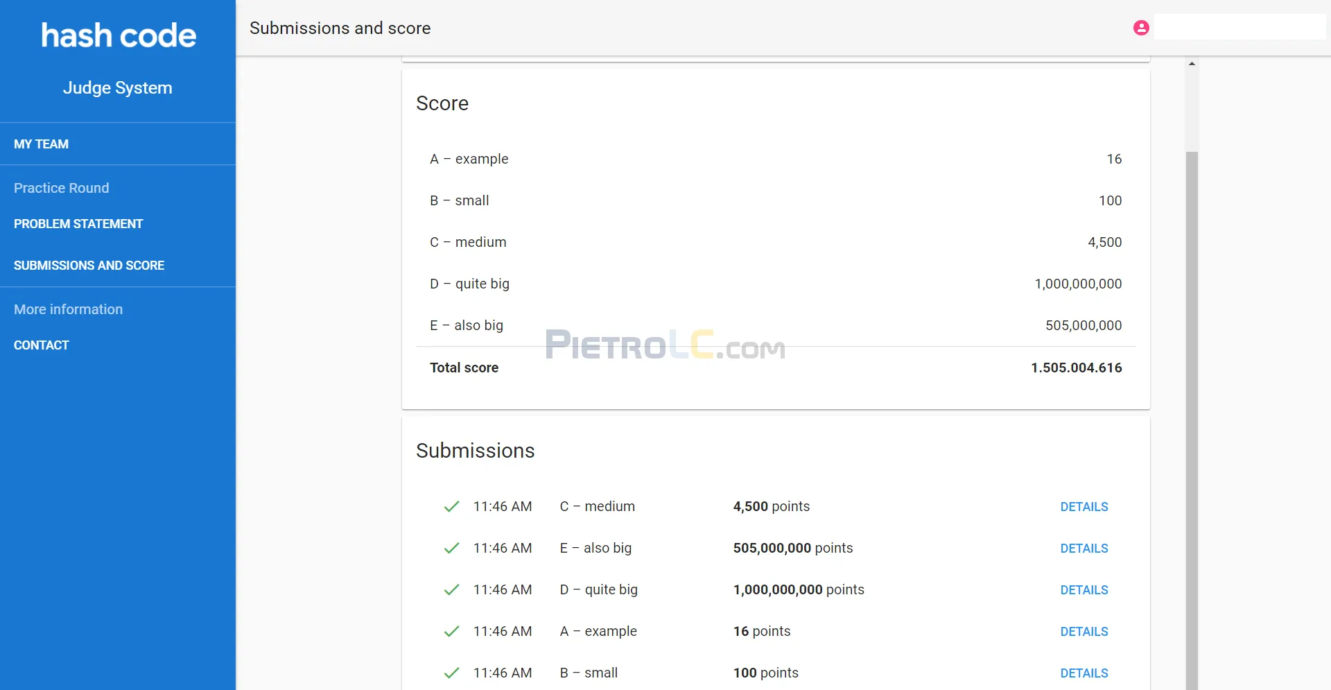 Google Hash Code More Pizza Problem Solution